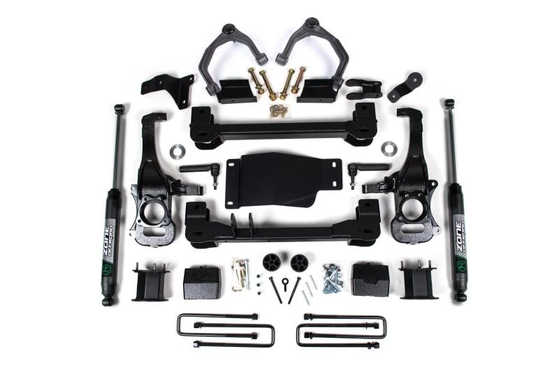 Zone Offroad 4 Zoll Lift Kit mit FOX Shocks für 2019–2023 Chevy/GM Trail Boss/AT4 1500 4WD