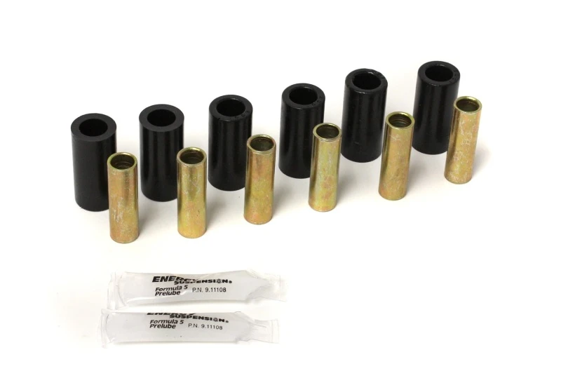 Energy Suspension Cj Sprg Bush/ Frt Oder Rr - Schwarz