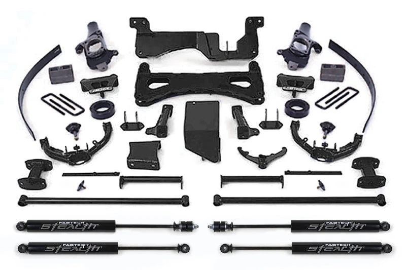 Fabtech 01-06 GM C/K2500HD 8-Zoll-Performance-System mit Stealth