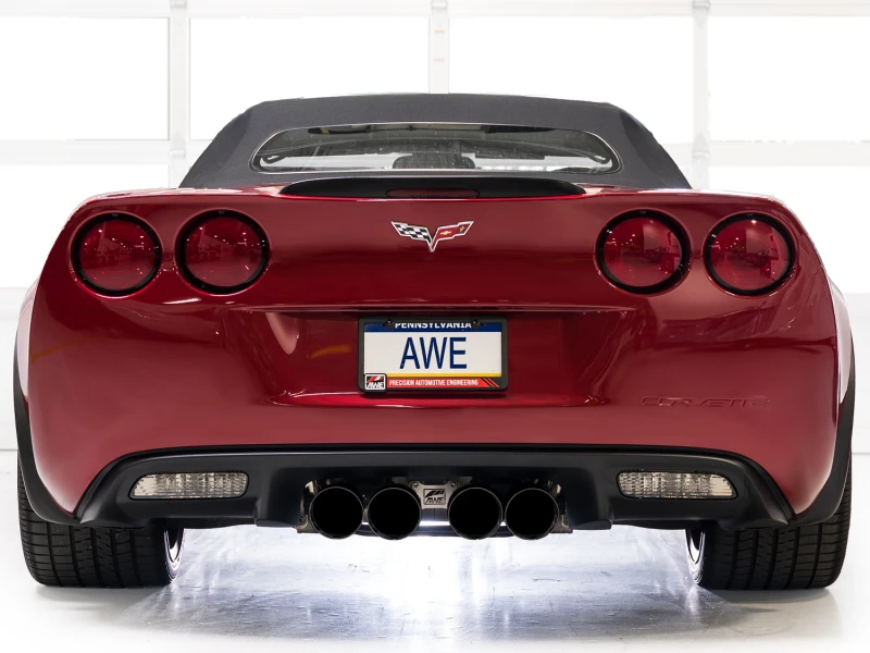 AWE Tuning 09-13 Chevrolet Corvette 6.2L Touring Edition Axle-back Exhaust w/ Diamond Black Tips