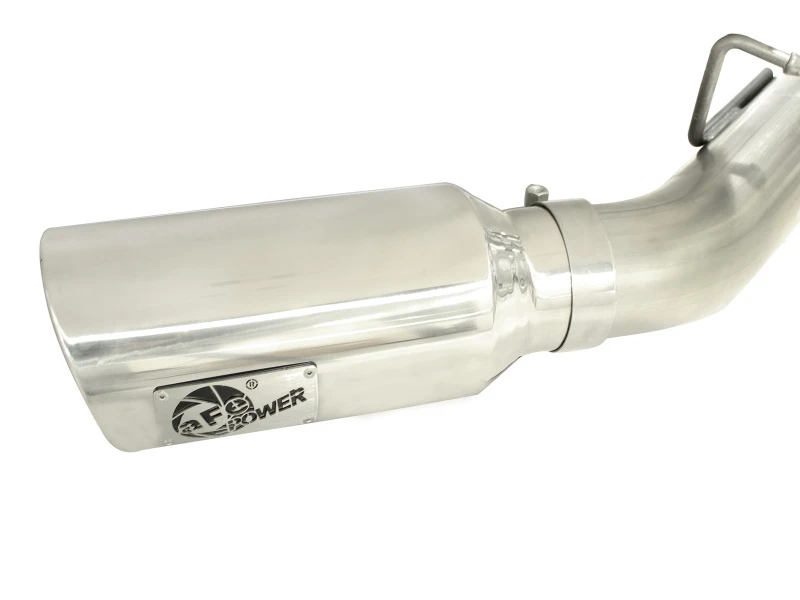 aFe MACHForce XP Auspuff Aluminisiert Dual Split DPF Rück 11-15 GM Diesel LKW V8-6.6L (td) (polierte Spitze)