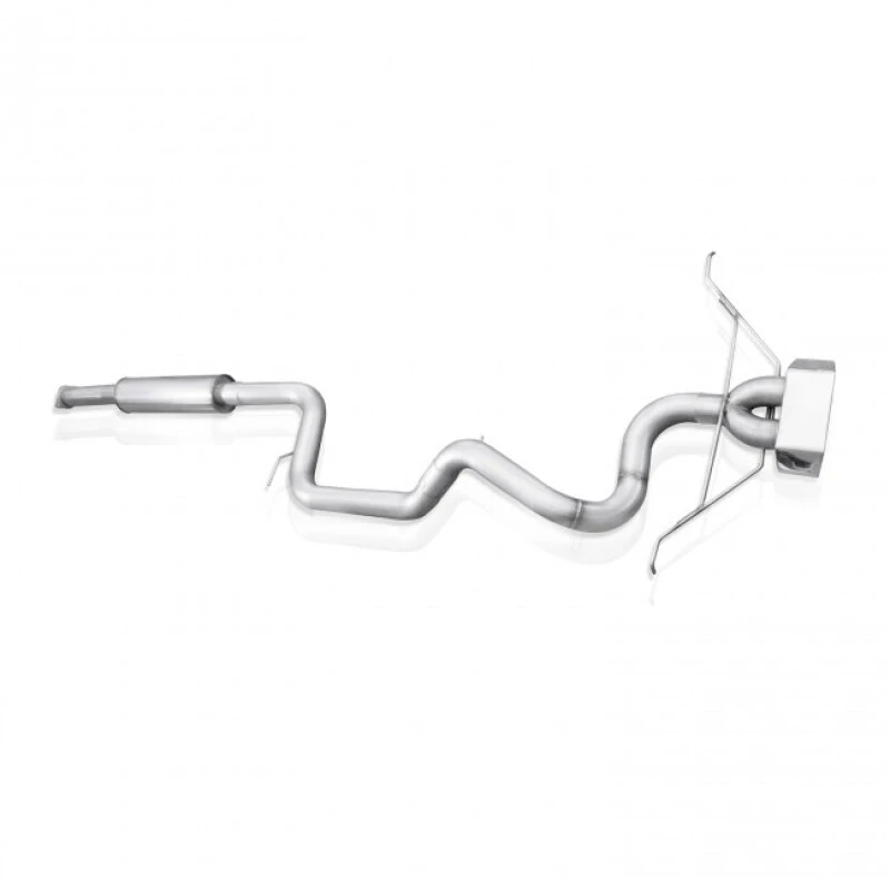Stainless Works 2013-18 Ford Focus ST 3-Zoll-Catback-System mit Vintage-Rundschalldämpfer und Breitlippe