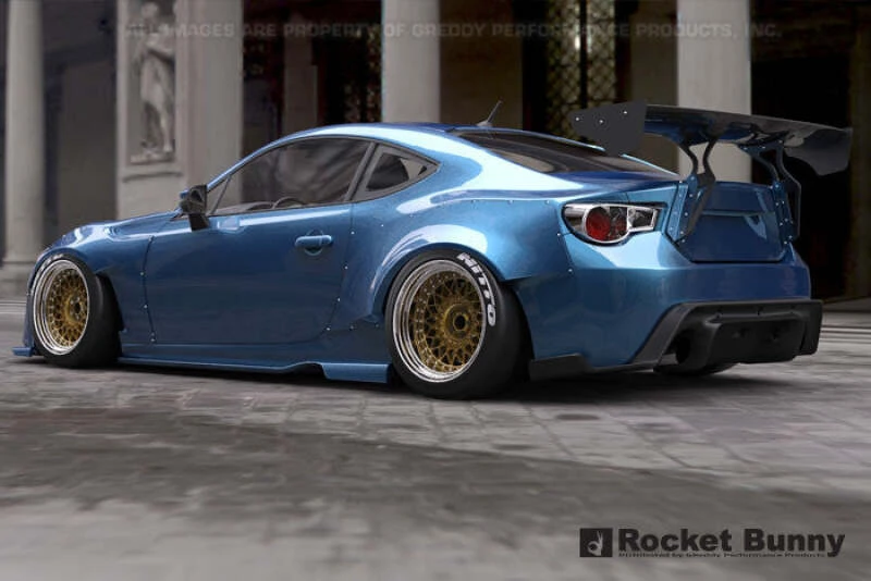 GReddy Aero-Seitenschweller für 2012+ Subaru BRZ/Scion FR-S