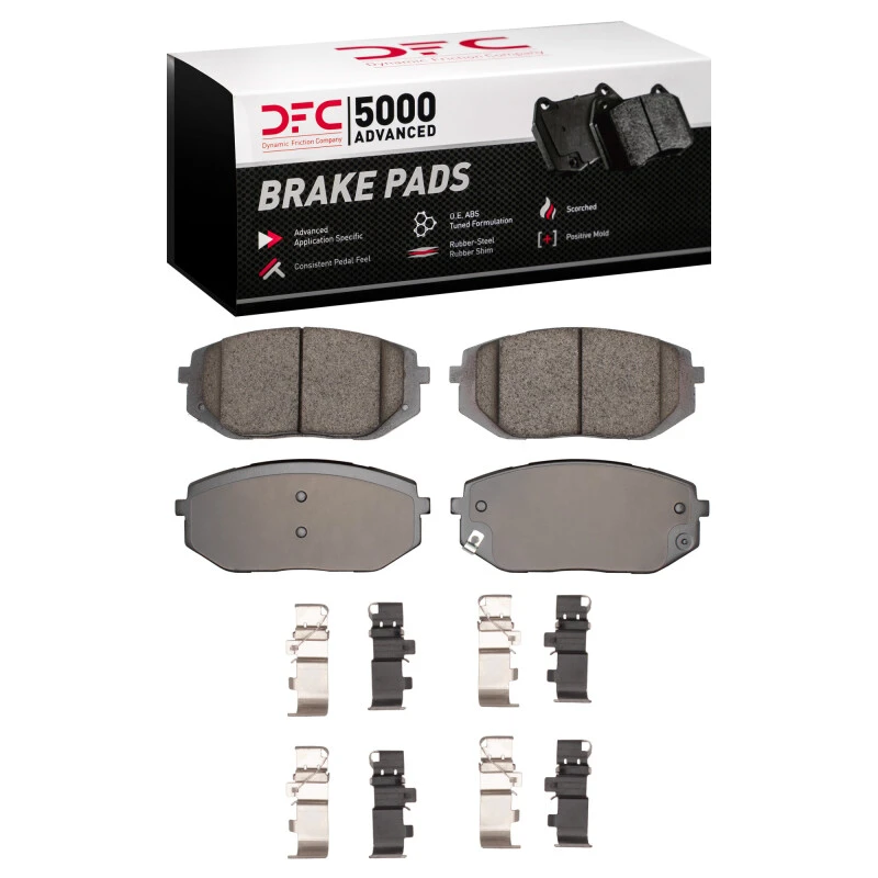 DFC 21-25 Hyundai Sonata Front 5000 Advanced Low Metallic Brake Pads and Hardware Kit