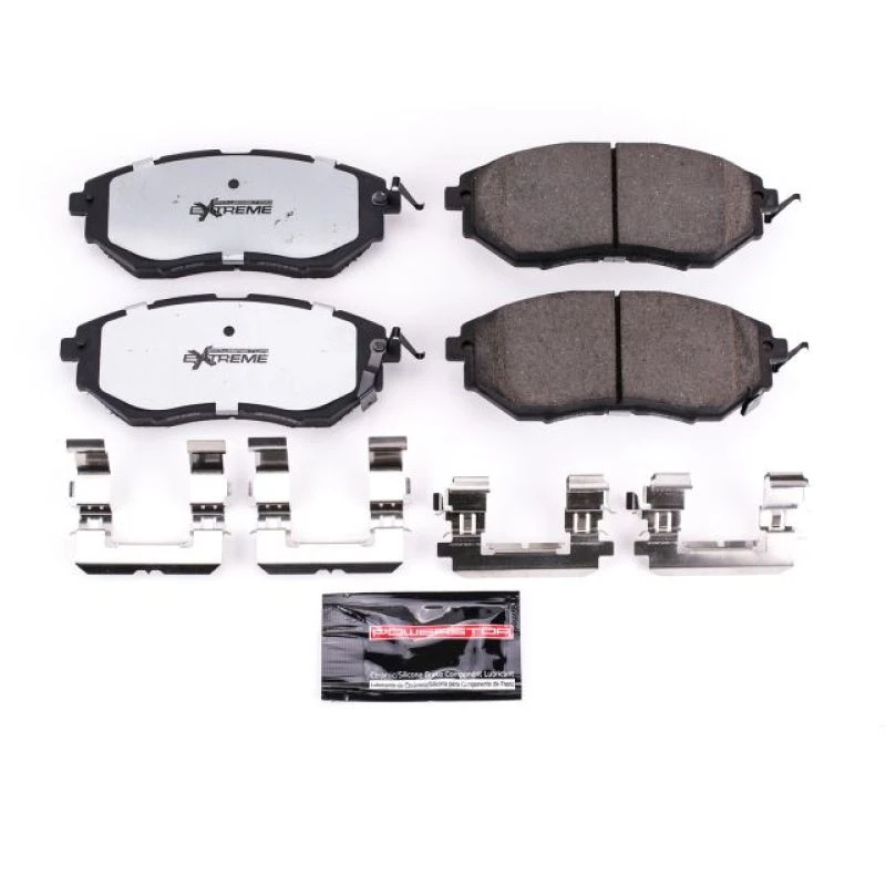 Power Stop Z26 Extreme Street Brake Pads w/Hardware for 06-07 Subaru B9 Tribeca Front