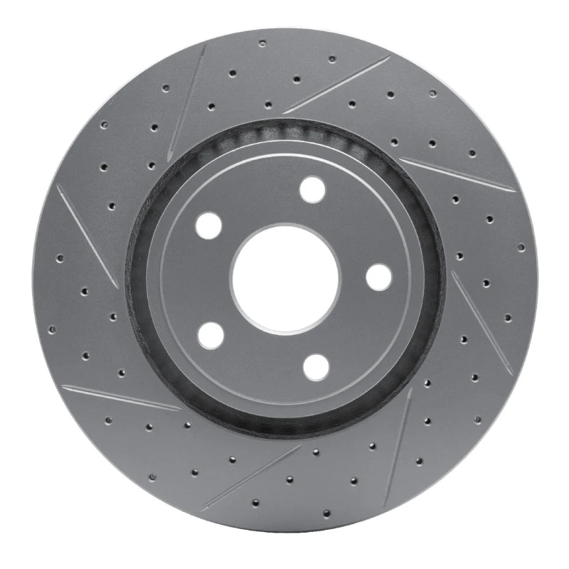 DFC 11-25 Dodge Durango Front Left Drilled & Slotted Geoperformance Rotor