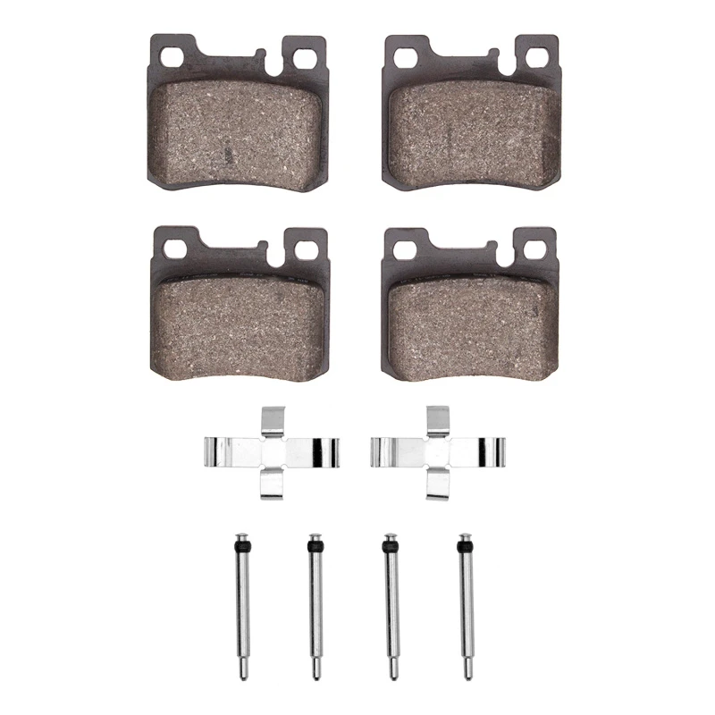 DFC 86-95 Mercedes-Benz C280 Rear 5000 Advanced Low Metallic Brake Pads and Hardware Kit