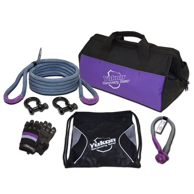 Yukon Recovery Gear Kit mit 3/4 Zoll Kinetic Rope