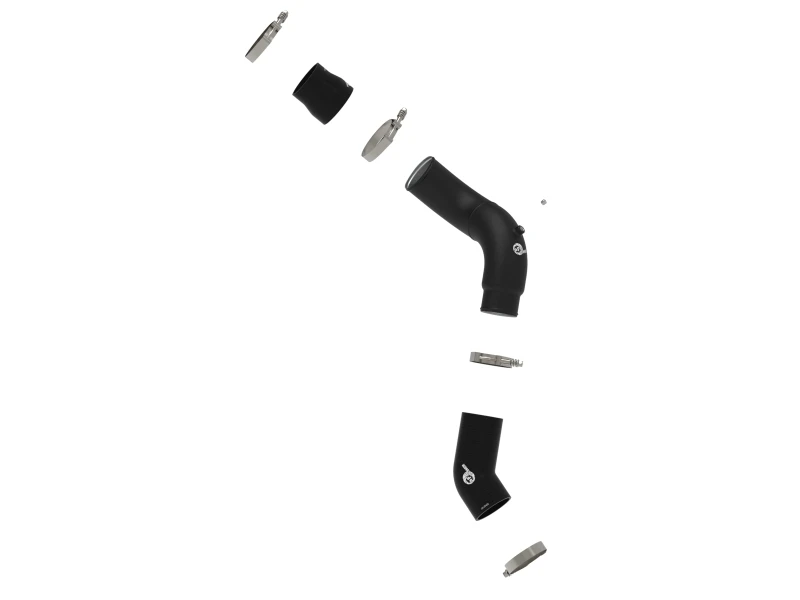 aFe BladeRunner 3-1/2in Aluminum Cold Charge Pipe Black RAM Diesel Trucks 25-26 L6-6.7L (td)