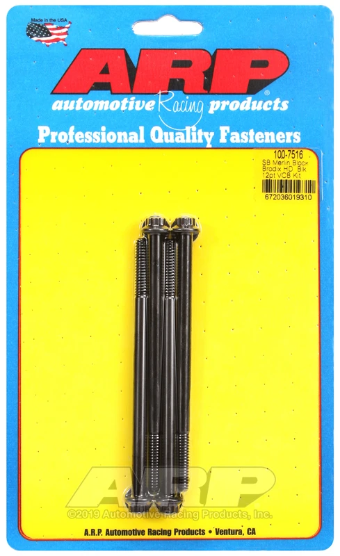 ARP Ventildeckelschrauben-Kit für Brodix Small Block