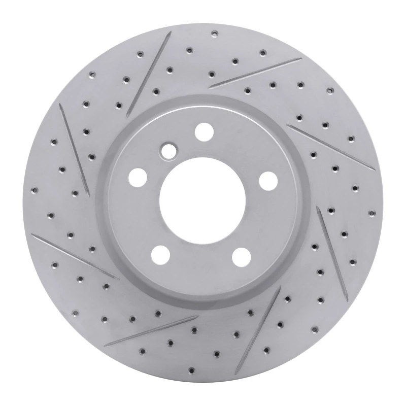 DFC 11-18 BMW X3 Front Left Drilled & Slotted Geoperformance Rotor