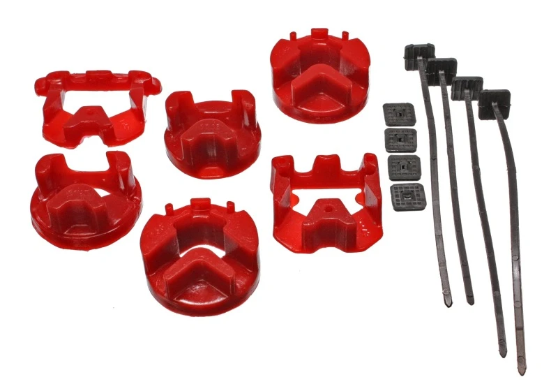 Energy Suspension 95-99 Chrysler Neon Rote Motor- und Getriebemontage-Einsätze