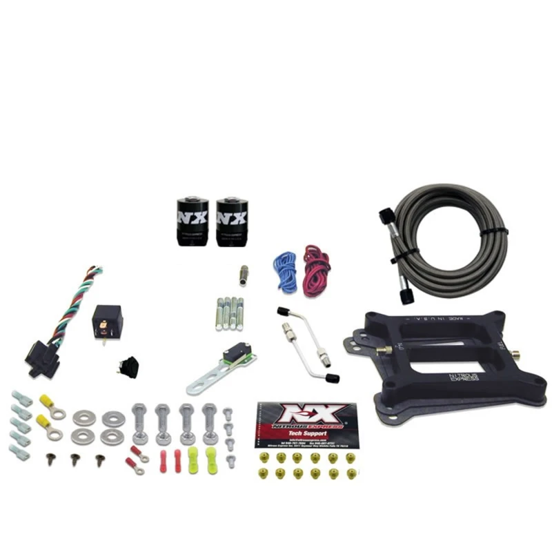 Nitrous Express 4150 4-BBL/Alkohol Nitrous Kit (50-300HP) ohne Flasche