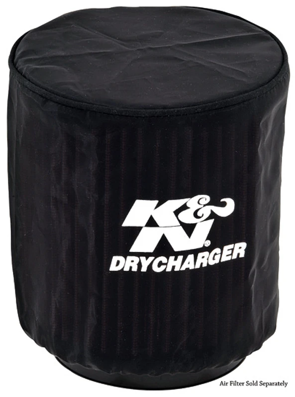 K&N Luftfilter Wrap - Rund Gerade - Schwarz - 08-09 Can-Am DS450 450 / 09-12 DS450 EFI / 08 DS450X