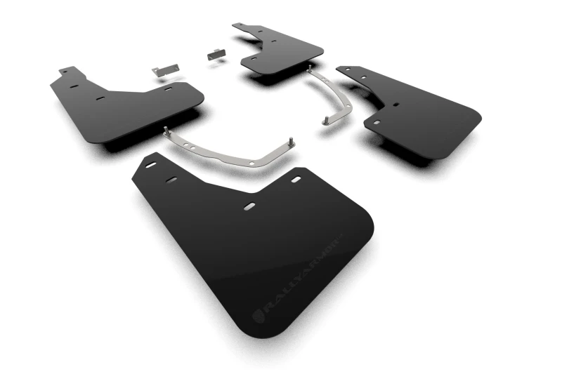 Rally Armor UR Mud Flap for 2025 Hyundai Ioniq 5 PE - Metallic Black Logo