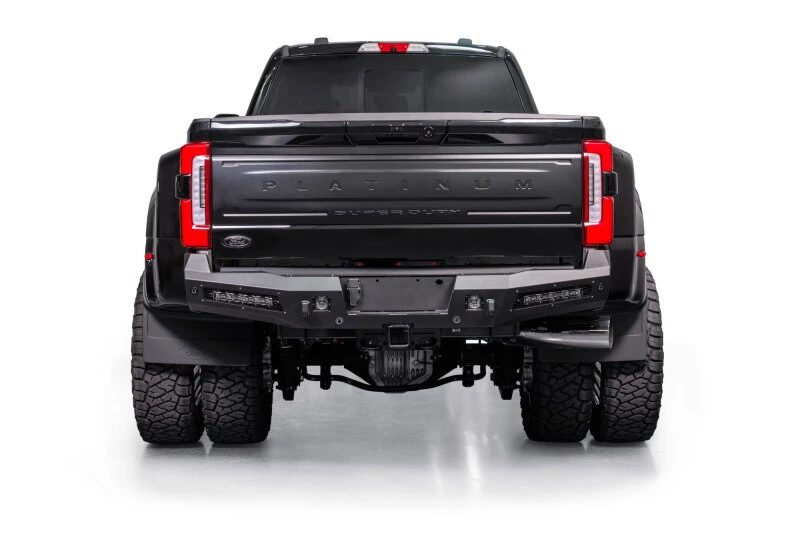 Addictive Desert Designs 23-26 Ford F250/F350/F450 SD HoneyBadger Rear Bumper - Hammer Black