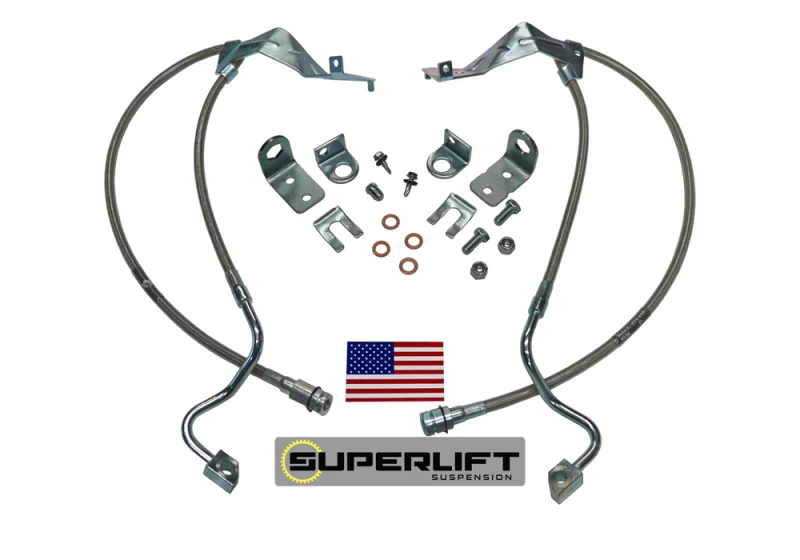 Superlift Bullet Proof Bremsleitungen für 2005–2007 Ford F-250/F-350