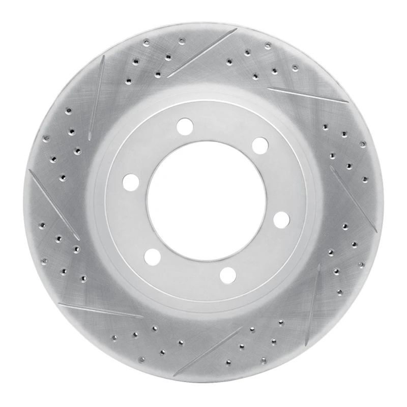 DFC 03-09 Lexus Gx470 Front Left Drilled & Slotted Geoperformance Rotor