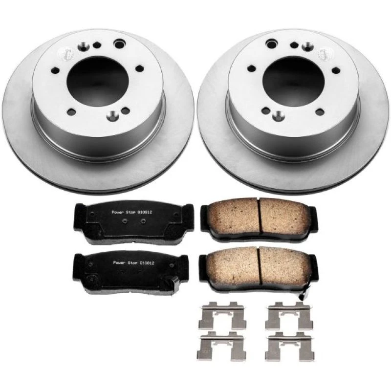 powerstop_CRK5901-67944ce90c86b Power Stop 03-06 Kia Sorento Rear Z17 Evolution Geomet Coated Brake Kit