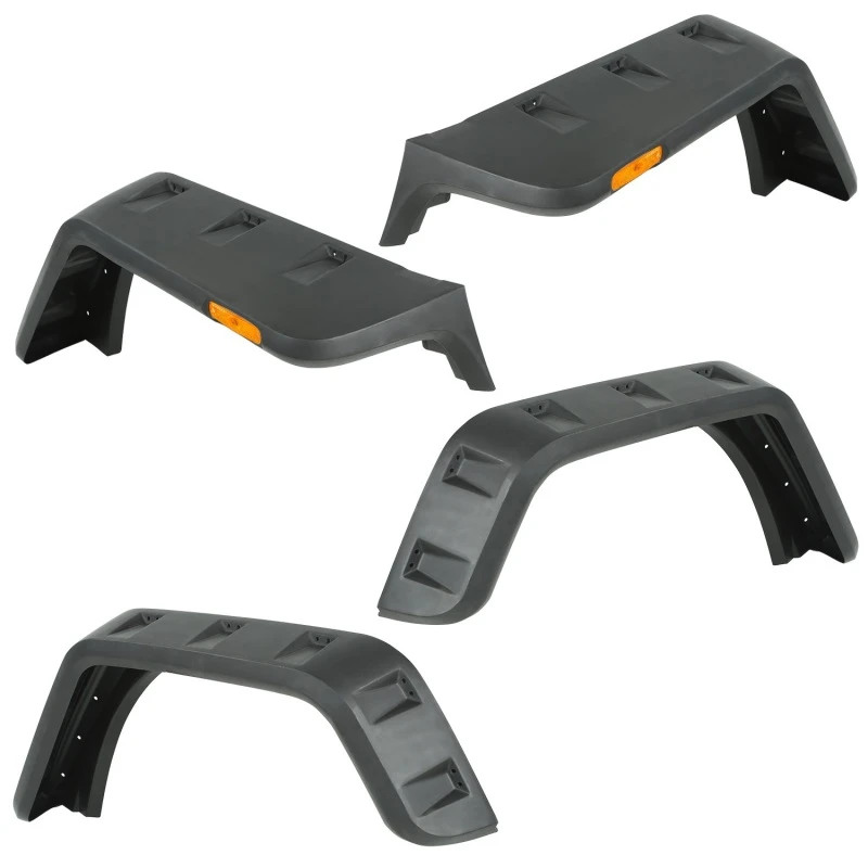 Rugged Ridge Hurricane Fender Flare Kit US Smooth 07-18 Jeep Wrangler JK (Deutsch: Rugged Ridge Hurricane Fender-Verbreiterungs-Kit US Smooth 07-18 Jeep Wrangler JK)