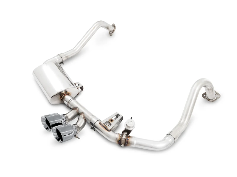 AWE Tuning Porsche 718 Boxster / Cayman SwitchPath Auspuff (nur PSE) - Chrom-Silber-Tips