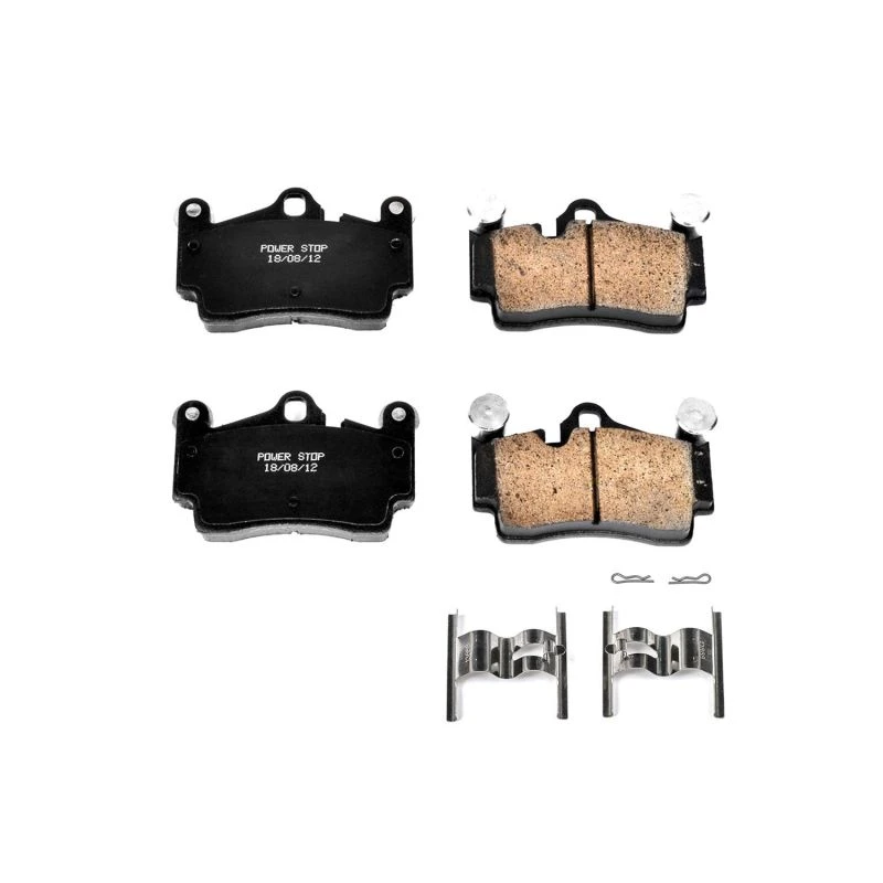 powerstop_17-978-679458fd9480a Power Stop 07-15 Audi Q7 Rear Z17 Evolution Ceramic Brake Pads w/Hardware