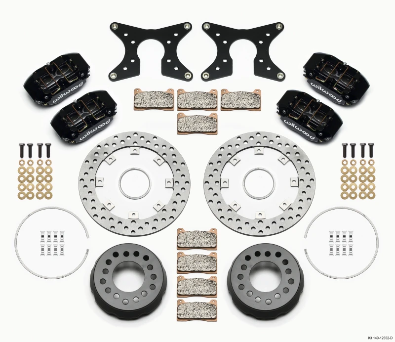 Wilwood Dynapro Lug Mount Dual Rear Dynamic Kit SA Drilled Big Ford New Style 2.50in Offset