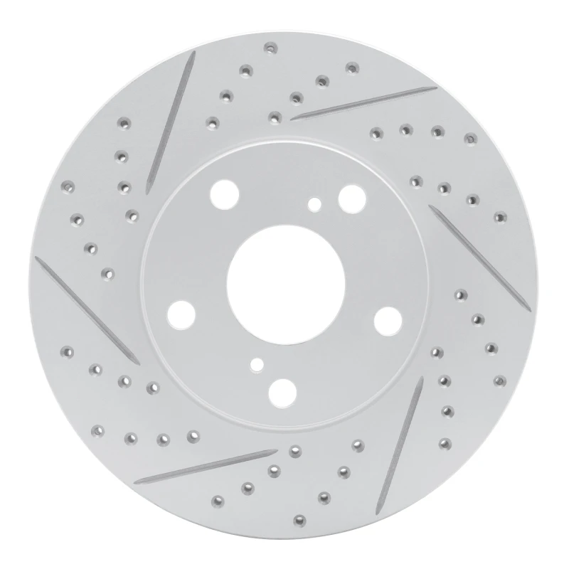 DFC 92-06 Lexus ES300 Front Left Drilled & Slotted Geoperformance Rotor