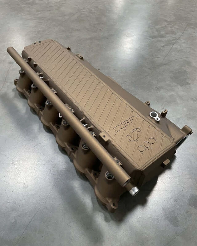 CSF BMW Gen 1 B58 Charge-Air-Cooler Manifold - Techna Bronze
