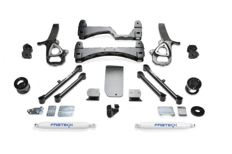 Fabtech 19-21 Ram 1500 4WD 6-Zoll-Basis-System mit Leistungsstoßdämpfern