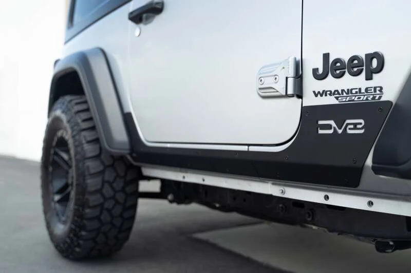 DV8 Offroad Rock Skins für 2018–2025 Jeep Wrangler JL 2-Türer
