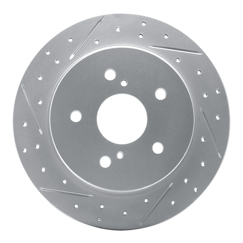 DFC 07-14 Suzuki Sx4 Crossover Rear Left Drilled & Slotted Geoperformance Rotor