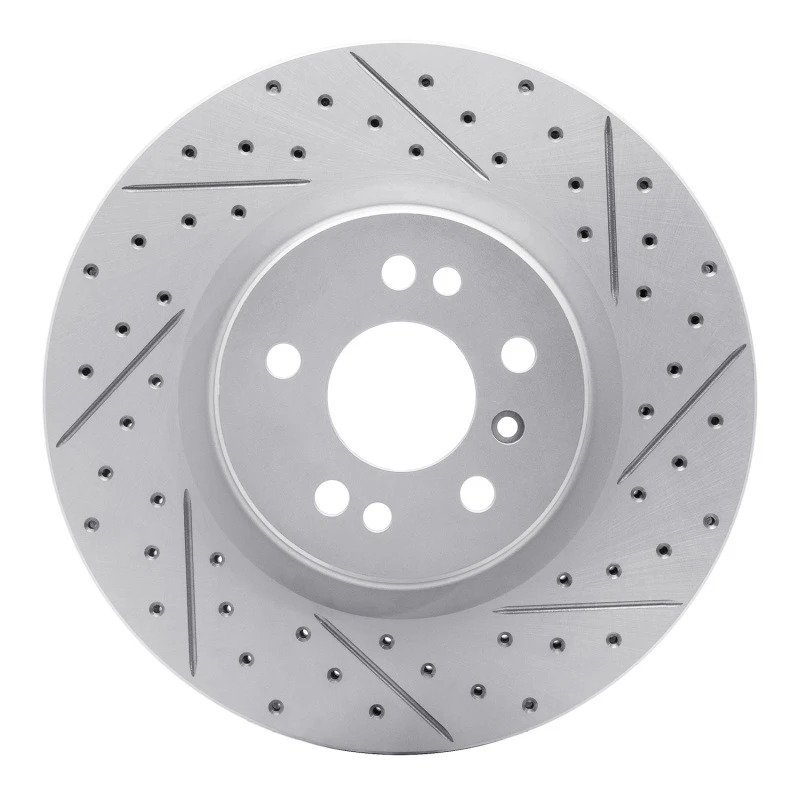 DFC 06-12 Mercedes-Benz R350 Front Right Drilled & Slotted Geoperformance Rotor