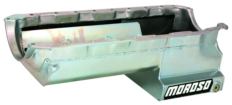 Moroso Chevrolet Big Block Mark IV Drag Race Baffled Power Pouch Wet Sump 6-7qt 8in Steel Ölwanne