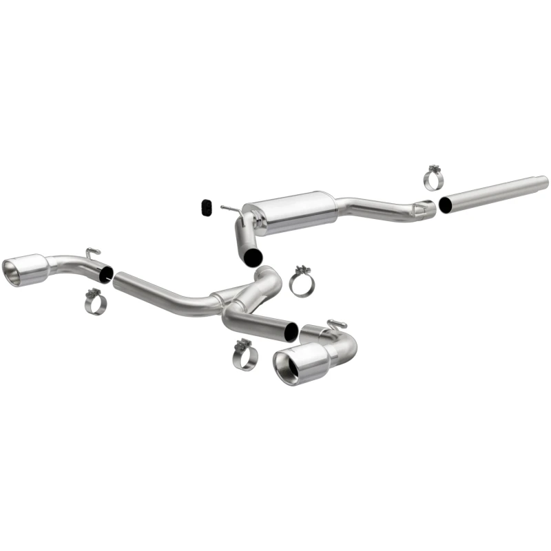 MagnaFlow 18-19 VW GTI 2.0L 409 SS Poliert 3 Zoll Touring Series Cat-Back Auspuff