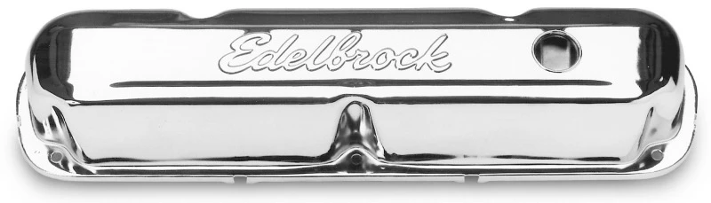 Edelbrock Ventildeckel Signature Series Chrysler 1965-1991 318-340-360 CI V8 Chrom