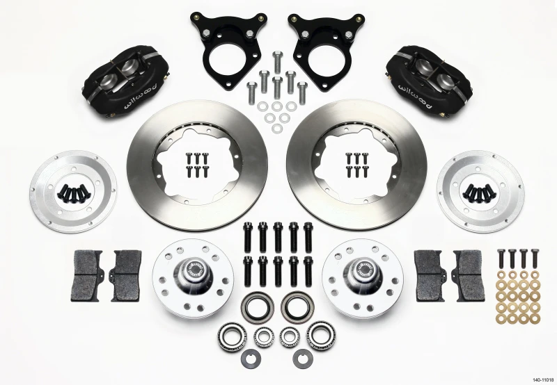 Wilwood Forged Dynalite Vorderrad-Kit 11,00 Zoll 87-93 Mustang 5 Loch