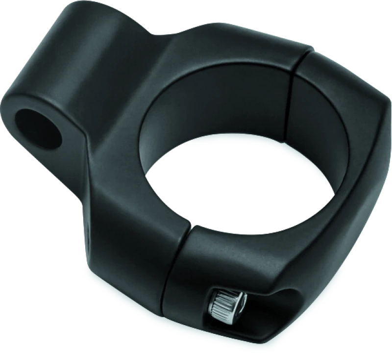 Kuryakyn Spiegeladapter für 1-1/4 Zoll Lenker in Satin Schwarz
