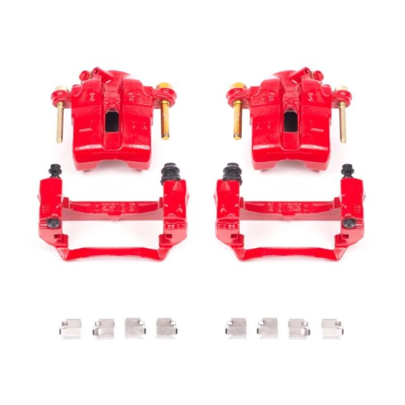powerstop_S1704-67945d5f3bfb5 Power Stop 94-97 Mazda Miata Front Red Calipers w/Brackets - Pair