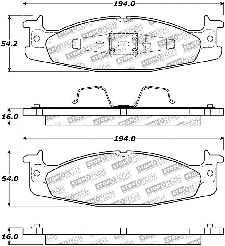 StopTech Street Select Brake Pads