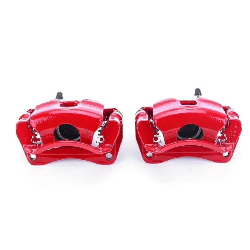 powerstop_S2048-67945519b6860 Power Stop 98-02 Chevrolet Prizm Front Red Calipers w/Brackets - Pair