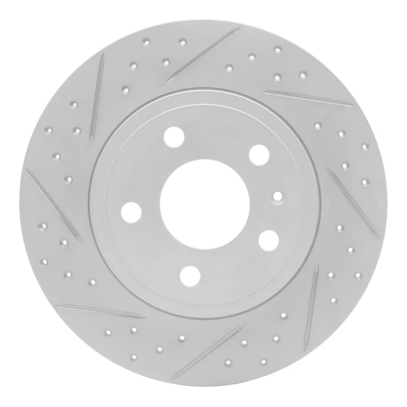 DFC 00-09 Audi A4 (Mexico) Rear Left Drilled & Slotted Geoperformance Rotor