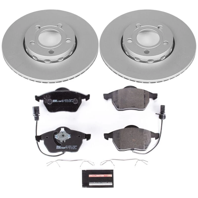 Power Stop 99-04 Audi A4 Front Euro-Stop Brake Kit
