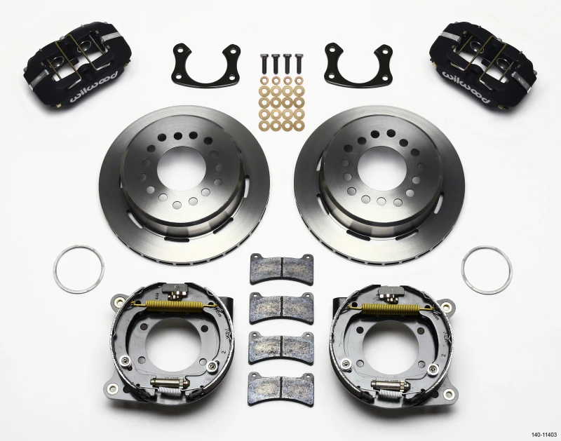 Wilwood Dynapro Low-Profile 11,00 Zoll P-Bremse Kit Small Ford 2,50 Zoll Offset