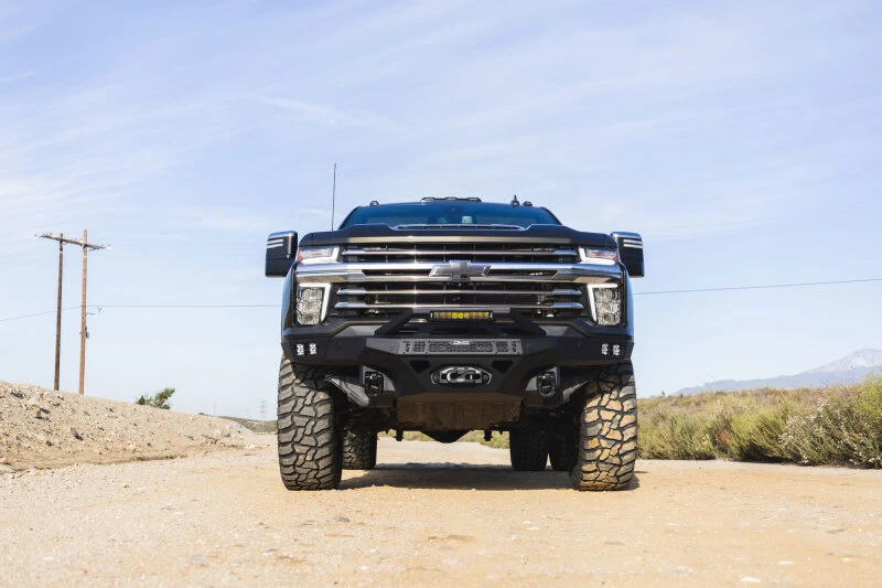 DV8 Offroad 20-23 Chevrolet Silverado 2500/3500 Spec Series Front Bumper w/ Winch