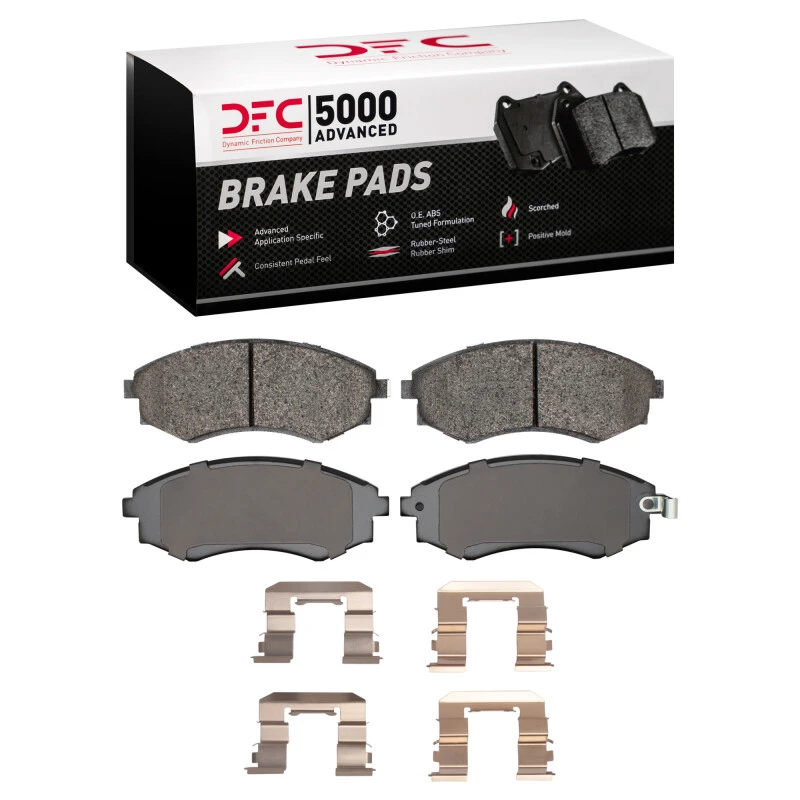 DFC 89-96 Infiniti G20 Front 5000 Advanced Semi Metallic Brake Pads and Hardware Kit