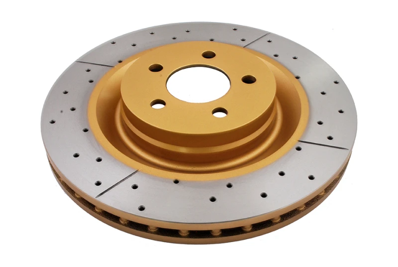 DBA 08-15 Dodge Challenger SRT-8 Front Drilled & Slotted Street Series Rotor