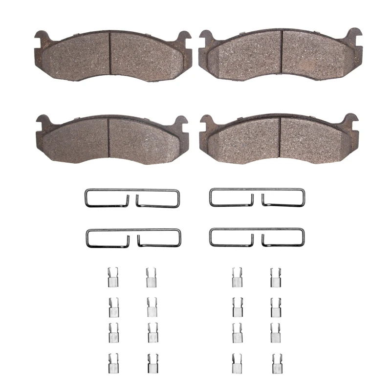 DFC 96-06 Hummer H1 Front 5000 Advanced Semi Metallic Brake Pads and Hardware Kit