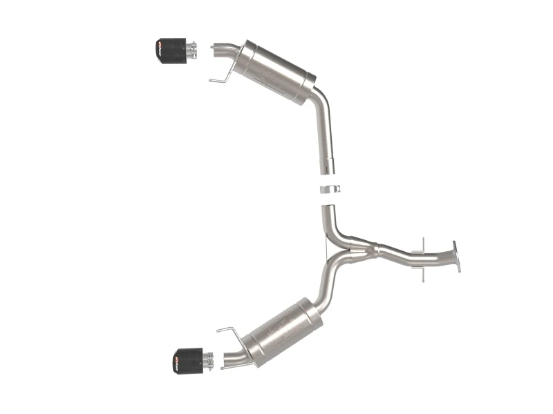 aFe POWER Takeda 06-13 Lexus IS250/IS350 SS Axle-Back Auspuff mit Carbon Endrohren