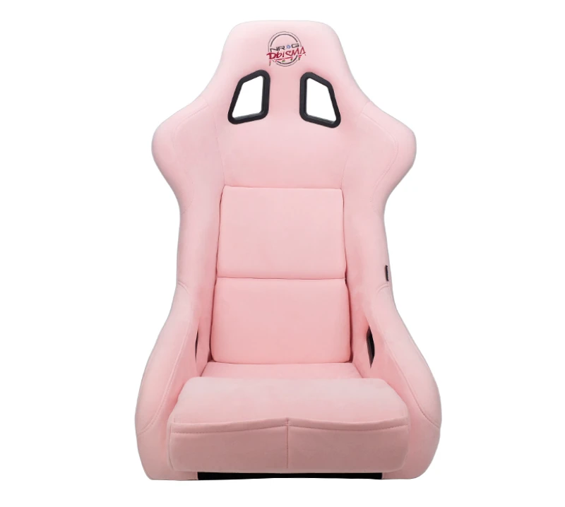 NRG FRP Bucket Seat PRISMA Edition mit pearlized Back Pink Alcantara – Large